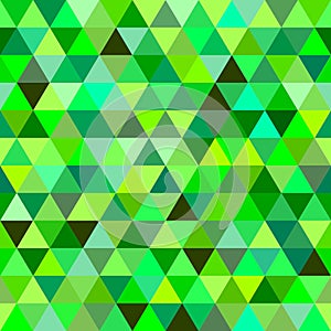 Many colored triangles of different shades